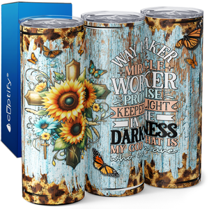 Way Maker Miracle Worker 20oz Skinny Tumbler
