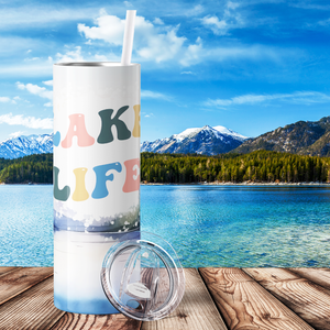 Lake Life Groovy 20oz Skinny Tumbler