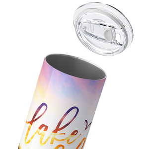 Lake Life Sunset 20oz Skinny Tumbler