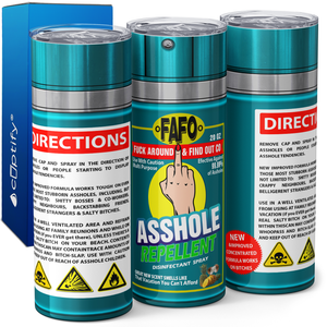 Asshole Replellent Coconut and Pineapple Teal 20oz Skinny Funny Tumbler