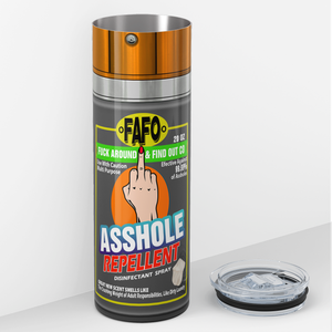 Asshole Replellent Dirty Laundry 20oz Skinny Funny Tumbler