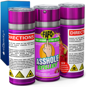 Asshole Replellent Dragon Fruit 20oz Skinny Funny Tumbler