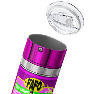 Asshole Replellent Dragon Fruit 20oz Skinny Funny Tumbler