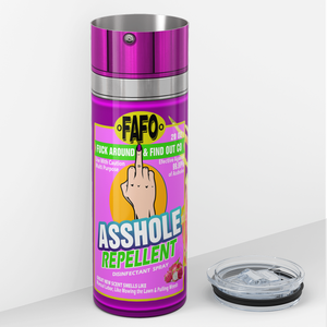 Asshole Replellent Dragon Fruit 20oz Skinny Funny Tumbler