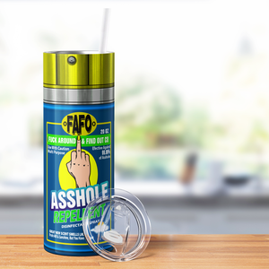Asshole Replellent Fresh Air and Sunshine 20oz Skinny Funny Tumbler
