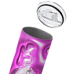 Pink Bride Inflated Balloon 20oz Skinny Tumbler