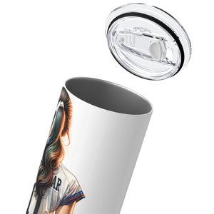 Volleyball Girl 20oz Skinny Tumbler