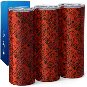 Sarcastic Phrases 20oz Skinny Tumbler