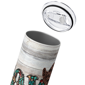 Cowgirl Hat 20oz Skinny Tumbler