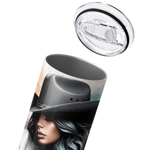 Cowgirl Southern Girl 20oz Skinny Tumbler