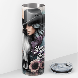Cowgirl Southern Girl 20oz Skinny Tumbler