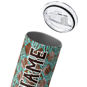 Personalized Cowgirl 20oz Skinny Tumbler