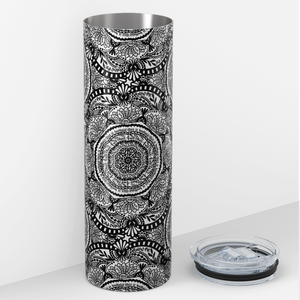Cuss Words Mandala 20oz Skinny Tumbler