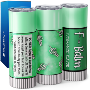 Green F-Balm 20oz Skinny Tumbler