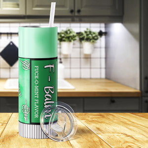 Green F-Balm 20oz Skinny Tumbler