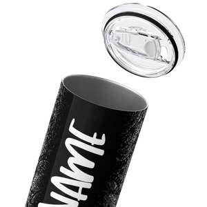 Personalized Cuss Words Mandala 20oz Skinny Tumbler