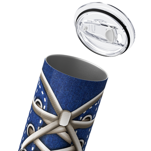 Blue Sneakers 20oz Skinny Tumbler