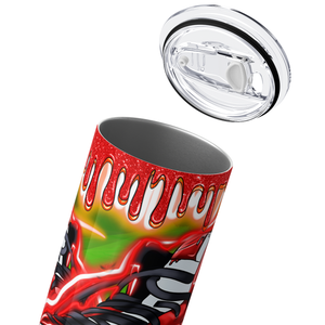 Dripping Sneakers Red 20oz Skinny Tumbler
