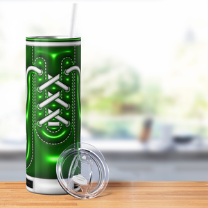 Green Inflated Star Shoes 20oz Skinny Tumbler
