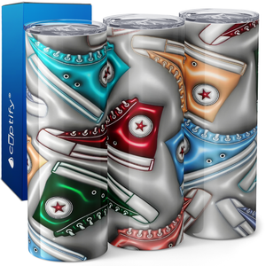 High Cut Chucks 20oz Skinny Tumbler