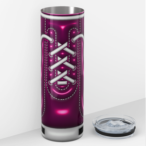 Pink Inflated Star Shoes 20oz Skinny Tumbler
