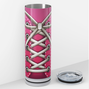 Pink Sneakers 20oz Skinny Tumbler