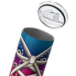 Rainbow Sneakers 20oz Skinny Tumbler