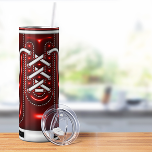 Red Inflated Star Shoes 20oz Skinny Tumbler