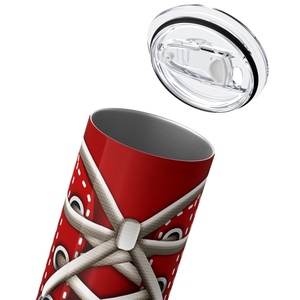 Red Sneakers 20oz Skinny Tumbler