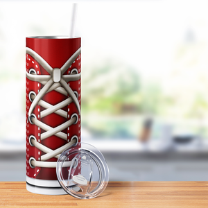 Red Sneakers 20oz Skinny Tumbler