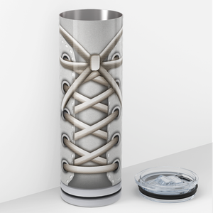 White Sneakers 20oz Skinny Tumbler
