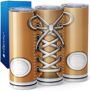 Yellow Sneakers 20oz Skinny Tumbler