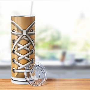 Yellow Sneakers 20oz Skinny Tumbler