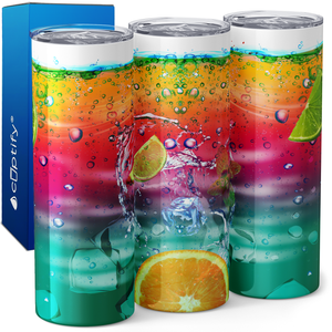 Orange Lime Cocktail 20oz Skinny Tumbler