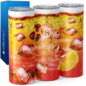 Pineapple Berry Cocktail 20oz Skinny Tumbler