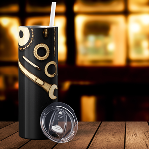 Gold Mechanic Tools 20oz Skinny Tumbler