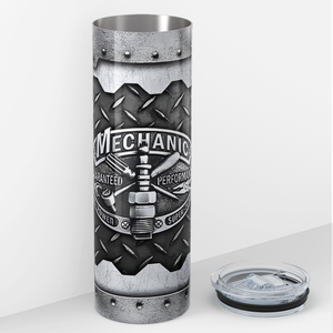 Mechanic Guaranteed Performance 20oz Skinny Tumbler