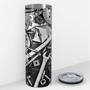 Mechanic Tools Stainless 20oz Skinny Tumbler
