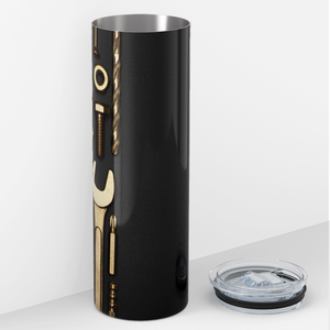 Personalized Gold Repair Tools 20oz Skinny Tumbler