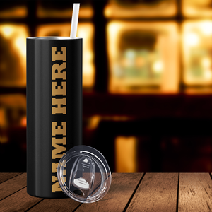 Personalized Gold Repair Tools 20oz Skinny Tumbler