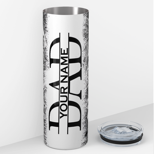 Personalized Mechanic Dad 20oz Skinny Tumbler