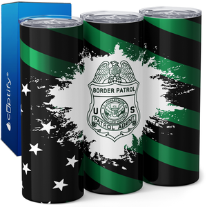 Border Patrol Agent 20oz Skinny Tumbler