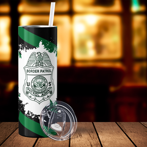 Border Patrol Agent 20oz Skinny Tumbler