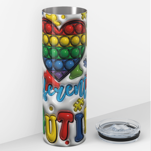 Different Is Beautiful 20oz Skinny Tumbler