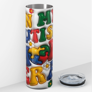 In My Autism Mom Era 20oz Skinny Tumbler