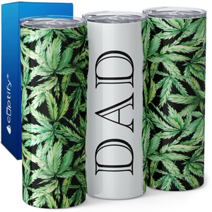 Dad Weed 20oz Skinny Tumbler