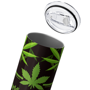 World's Dopest Dad Weed 20oz Skinny Tumbler