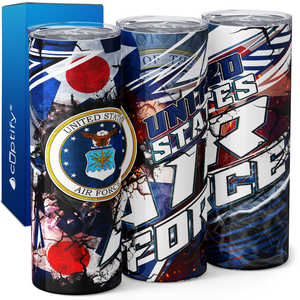 United States Air Force 20oz Skinny Tumbler