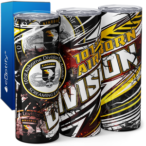 Screaming Eagles 101st Ariborne Division 20oz Skinny Tumbler