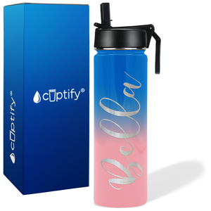 Personalized Bella Style on 24oz Wide Mouth